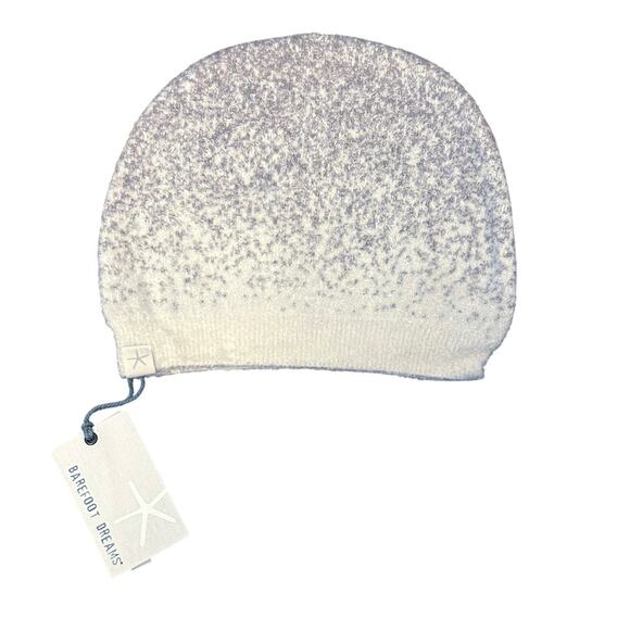 NWT Barefoot Dreams $75 Beanie cream and taupe Barefoot Dreams NEW Cozychic Lite Confetti | Mercari main image 4
